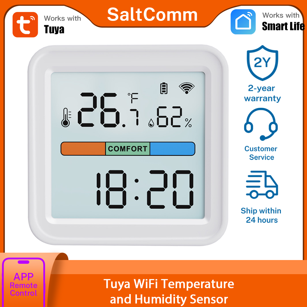 Tuya Smart - Tuya New WiFi Temperature Humidity Sensor
