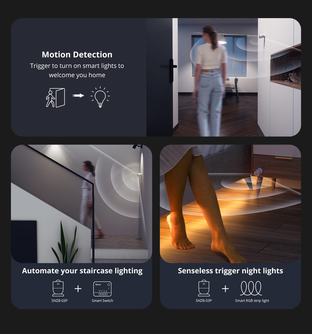 SONOFF SNZB-03P Zigbee Motion  - огляд і ціна Sonoff