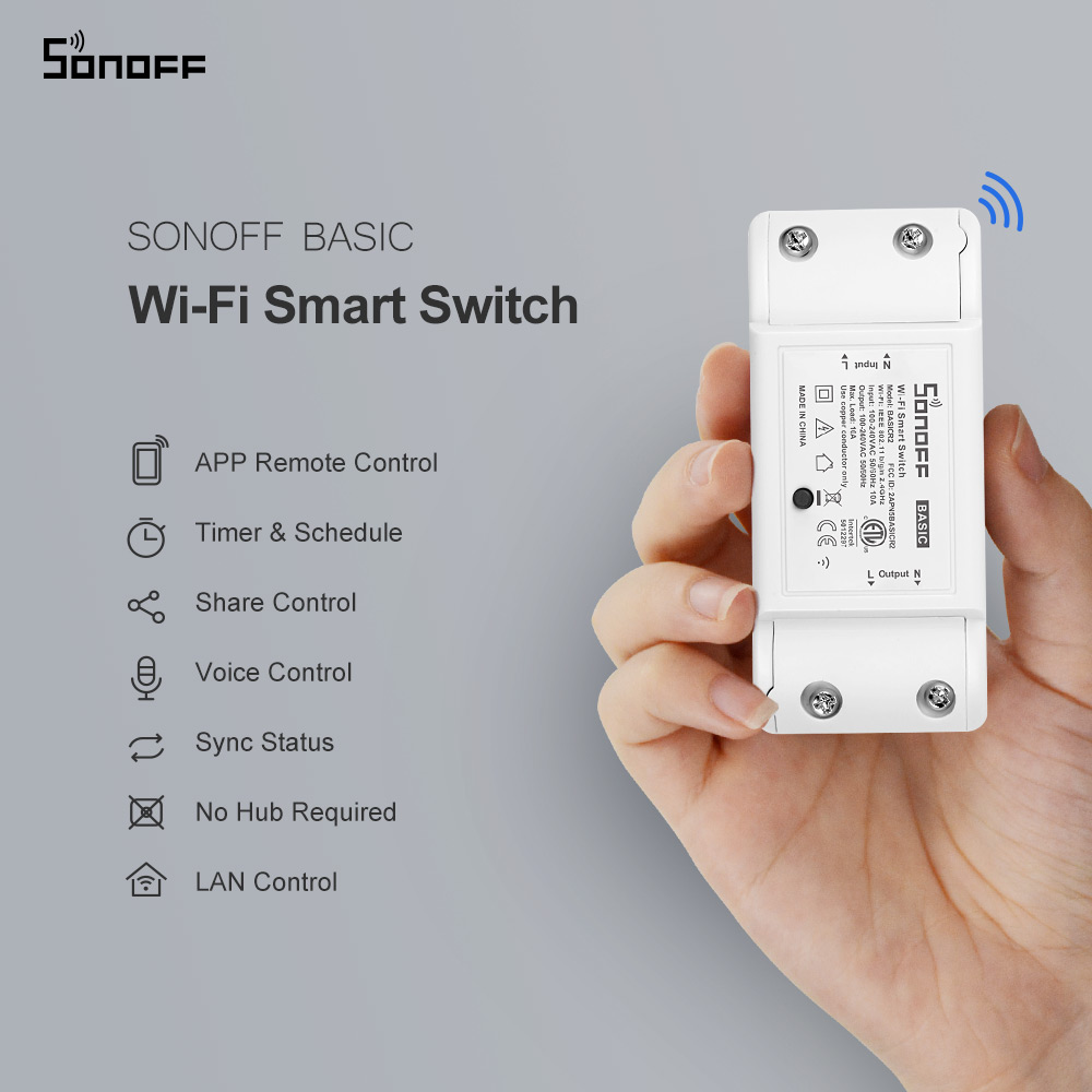 Itead SONOFF Basic R2 Mini DIY - огляд і ціна Sonoff Mini R4