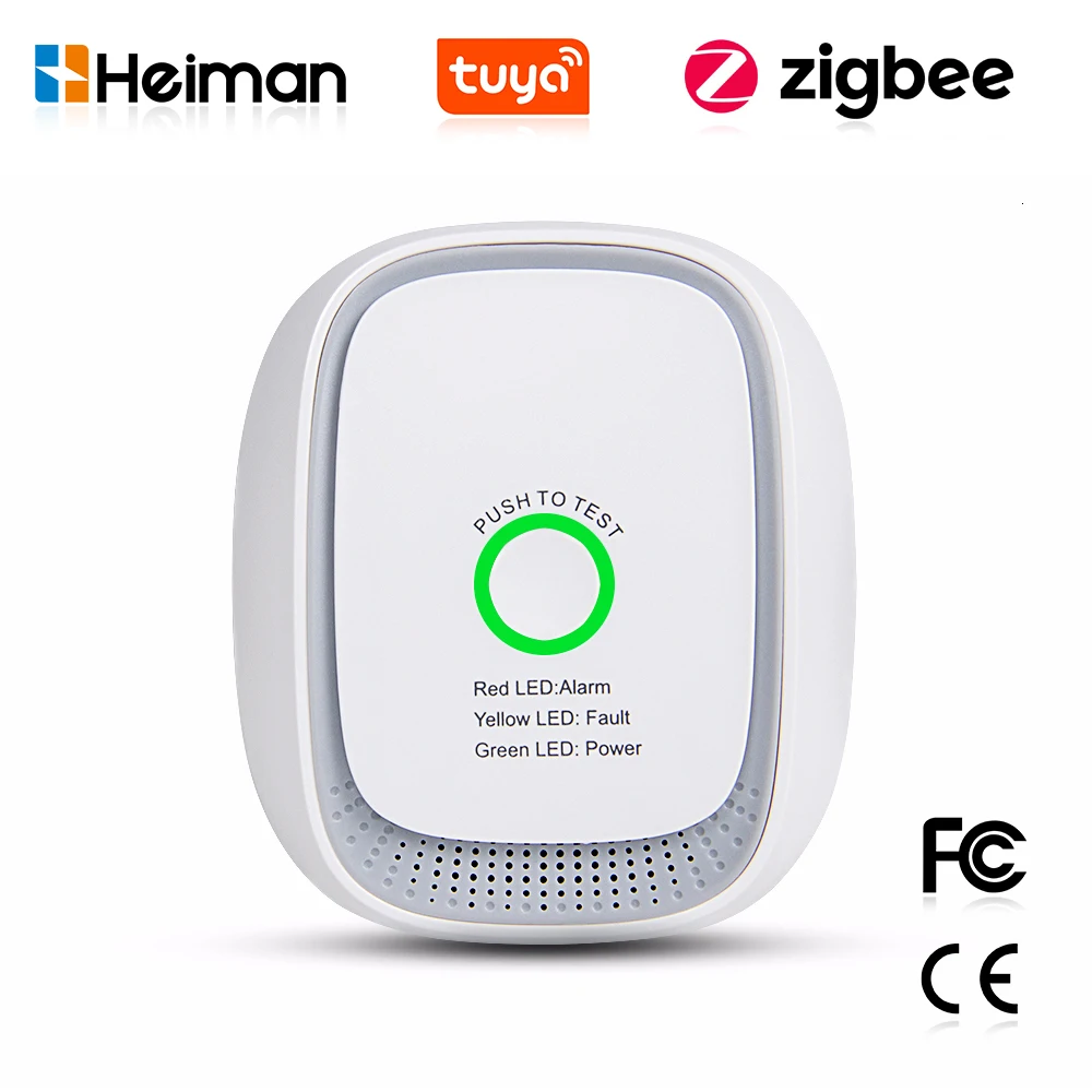 HEIMAN Zigbee Tuya Combustible - огляд і ціна Tuya Smart
