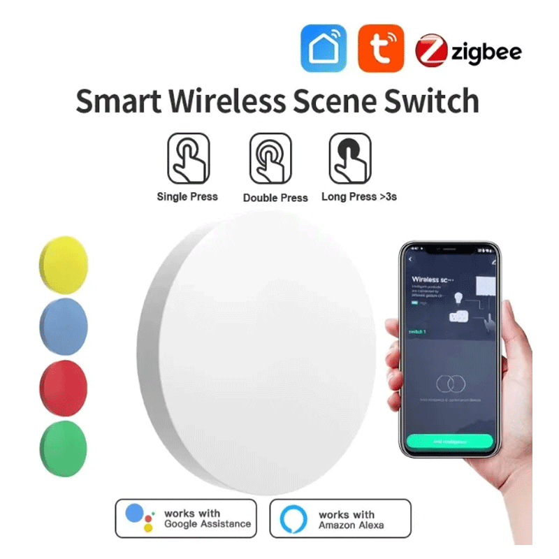 Tuya ZigBee Smart Wireless But - огляд і ціна Home Assistant Tuya