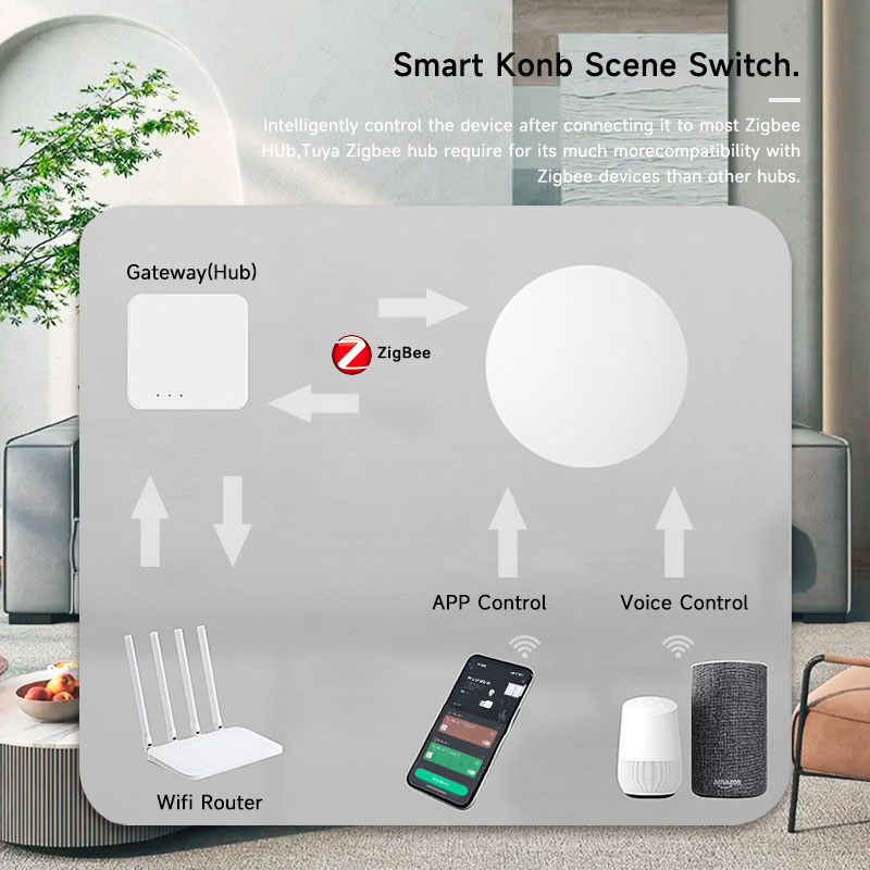 Tuya ZigBee Smart Wireless But - огляд і ціна Home Assistant Tuya