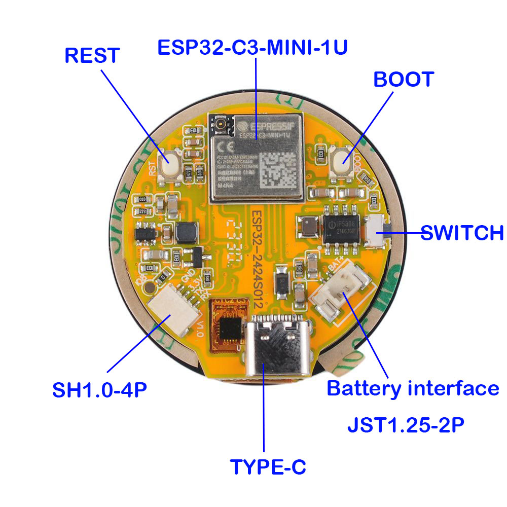 ESP32 Display 1.28 inch ESP32- - огляд і ціна Smart Home Module Iot