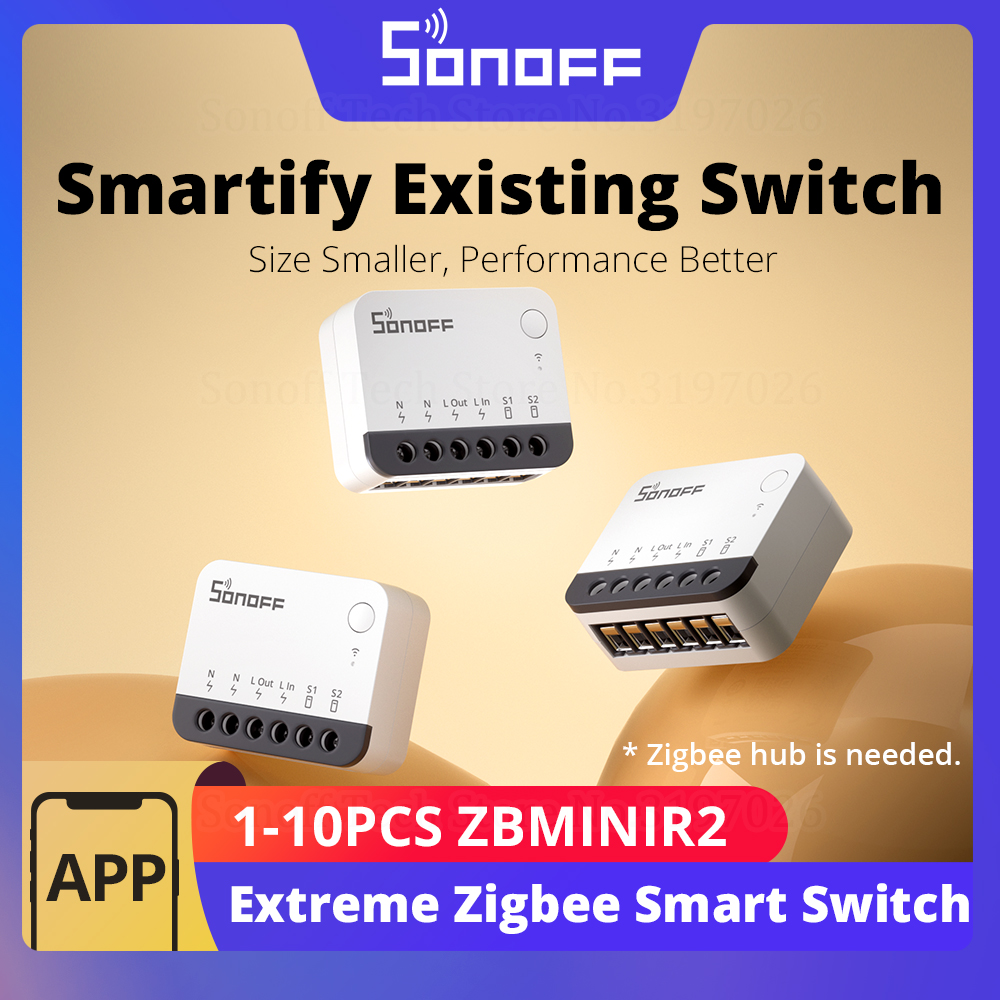 SONOFF ZBMINIR2 Zigbee Smart S - огляд і ціна Sonoff Mini R4