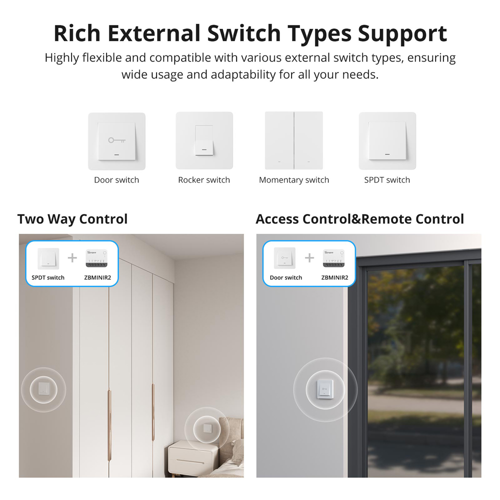SONOFF ZBMINIR2 Zigbee Smart S - огляд і ціна Sonoff Mini R4
