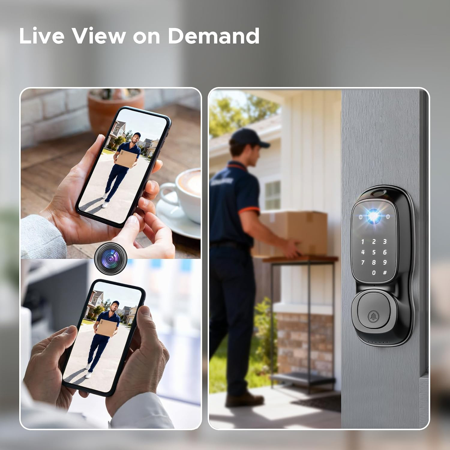 Tuya Wifi Smart Door Lock ‎Cam - огляд і ціна Tuya Smart