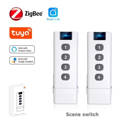 Tuya Smart Home ZigBee Remote  - огляд і ціна Tuya 4 Channel