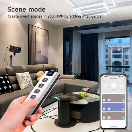 Tuya Smart Home ZigBee Remote  - огляд і ціна Tuya 4 Channel