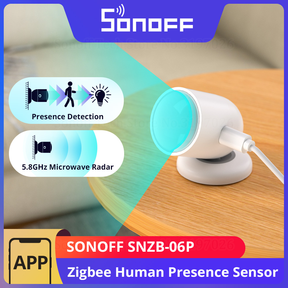 SONOFF SNZB-06P Zigbee Human P - огляд і ціна Sonoff Mini R4