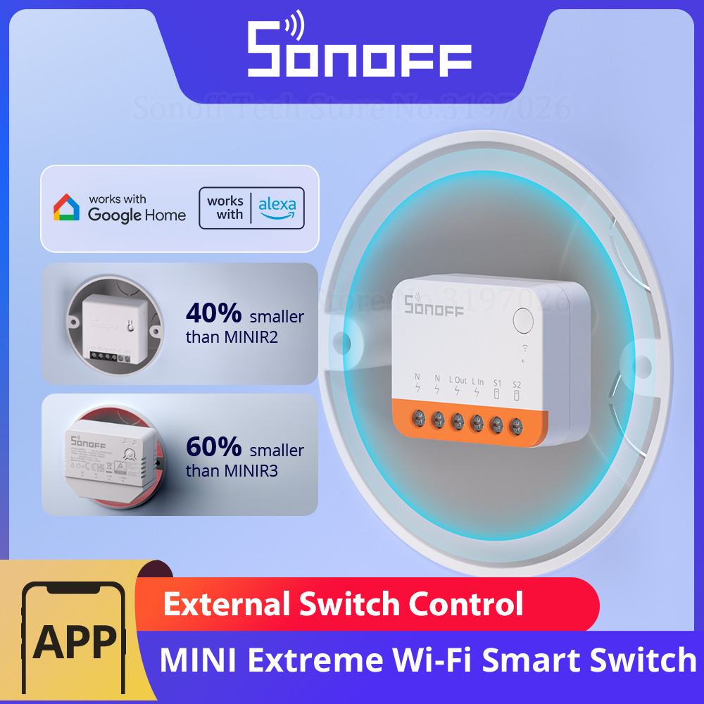SONOFF MINIR4 Extreme Wi-Fi Sm - огляд і ціна Sonoff Basic