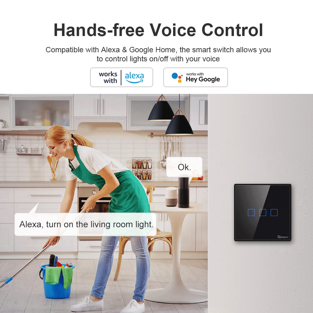 SONOFF T3EU Black WiFi Smart W - огляд і ціна Sonoff Basic