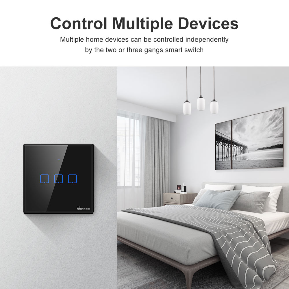 SONOFF T3EU Black WiFi Smart W - огляд і ціна Sonoff Basic