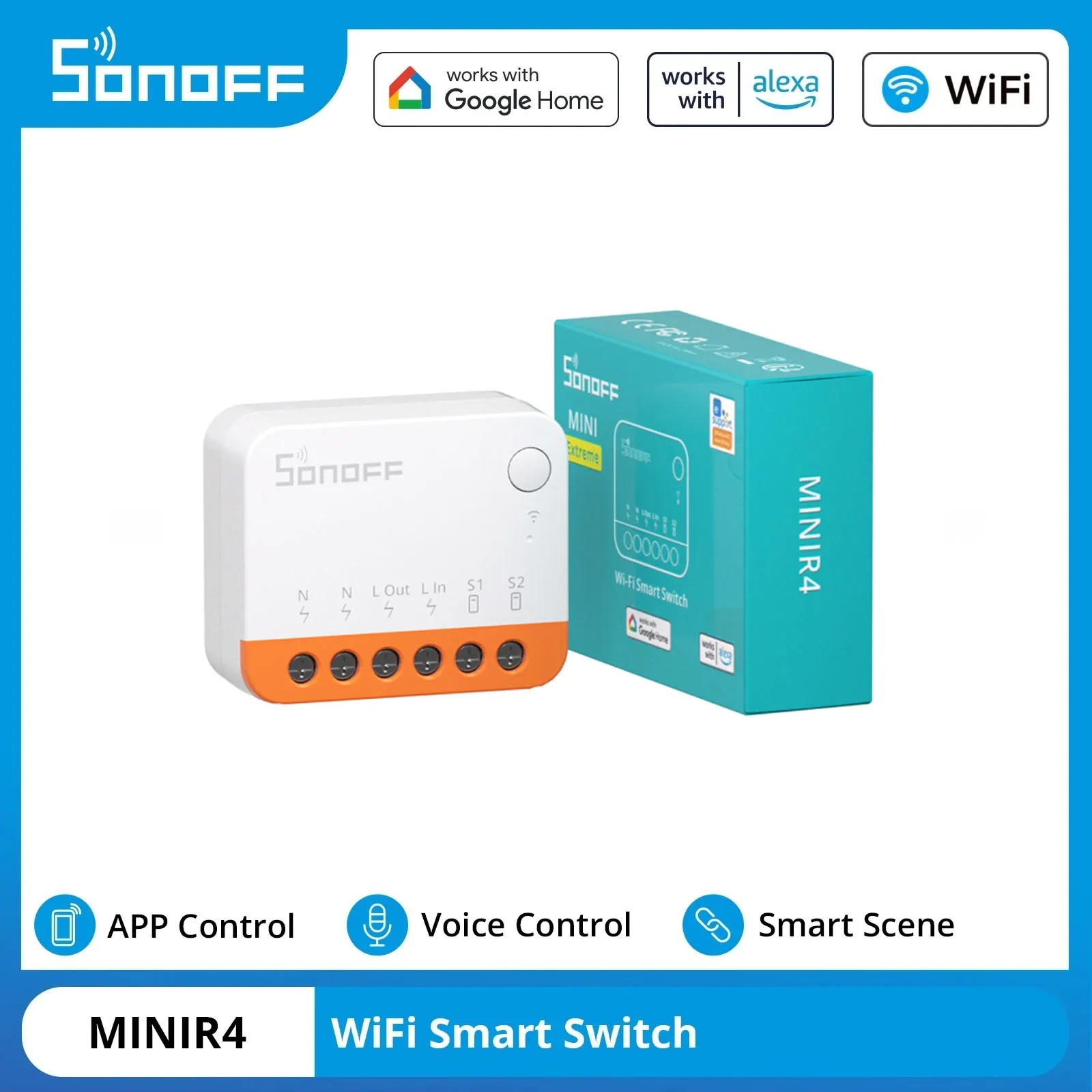 Sonoff Mini R4 Extreme Sonoff  - огляд і ціна Sonoff Mini R4