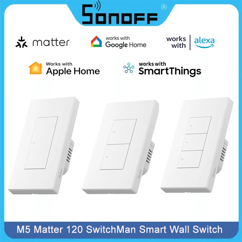 SONOFF M5 Matter Smart Wall Sw - огляд і ціна Sonoff