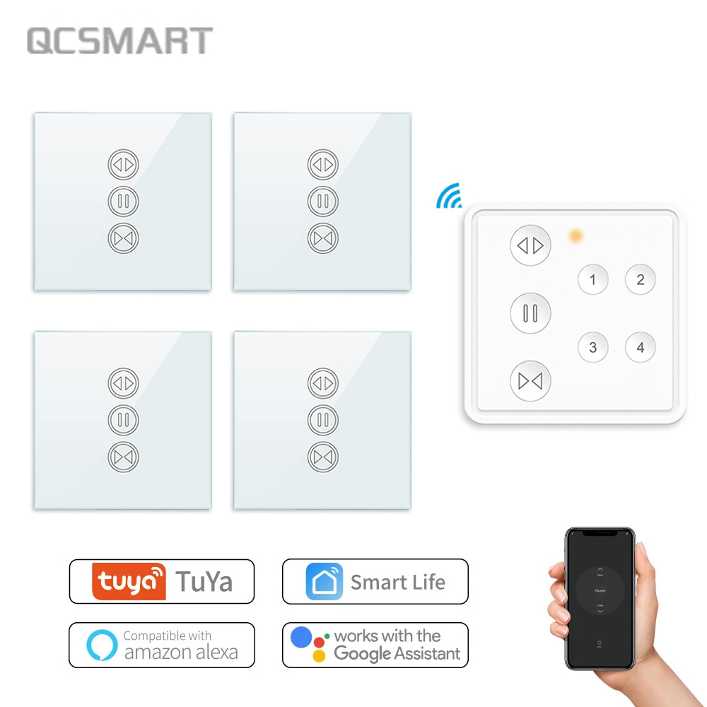 Tuya Smart Life RF WIFI Curtai - огляд і ціна Tuya 4 Channel