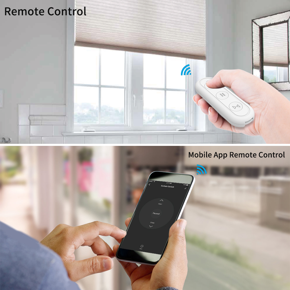 Tuya Smart Life RF WIFI Curtai - огляд і ціна Tuya 4 Channel