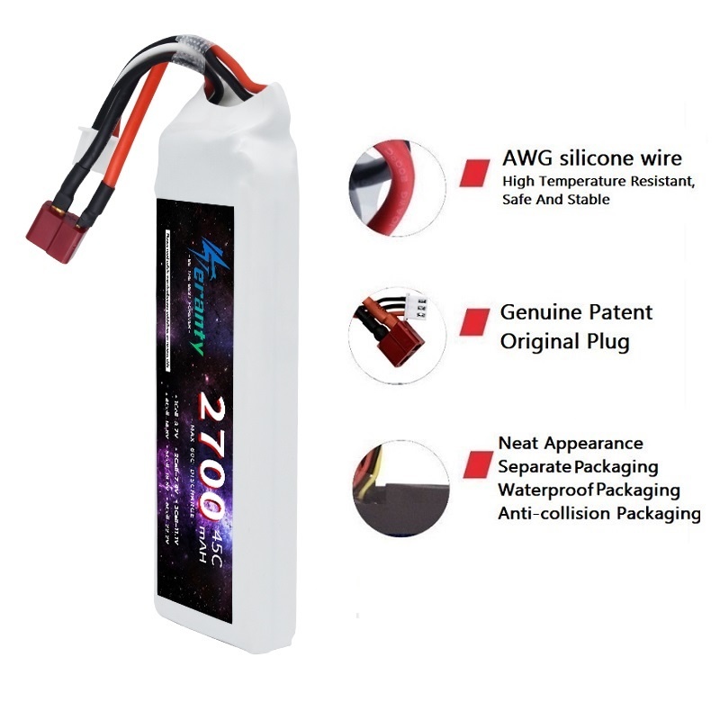 1/3PCS 2S 7.4V Lipo Battery 27 - огляд і ціна Shelly Plug