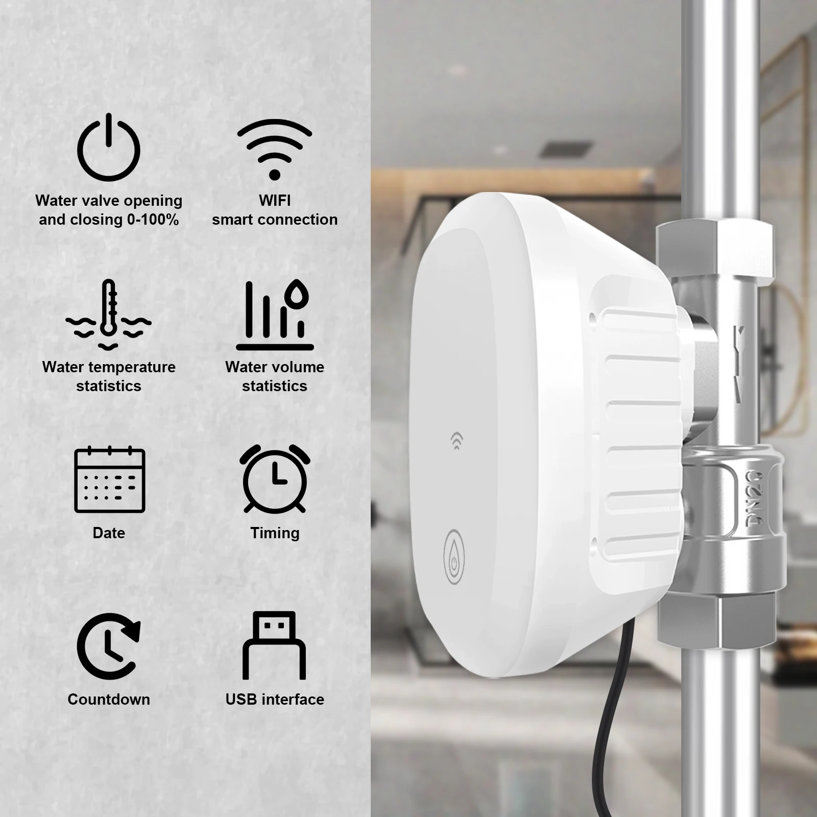 Water Valve WiFi Smart Control - огляд і ціна Home Assistant Tuya