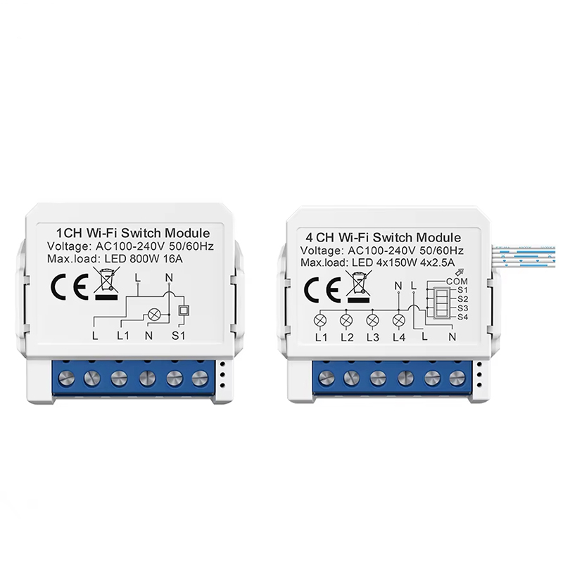 WSM16 Tuya WiFi Smart Switch M - огляд і ціна Tuya 4 Channel