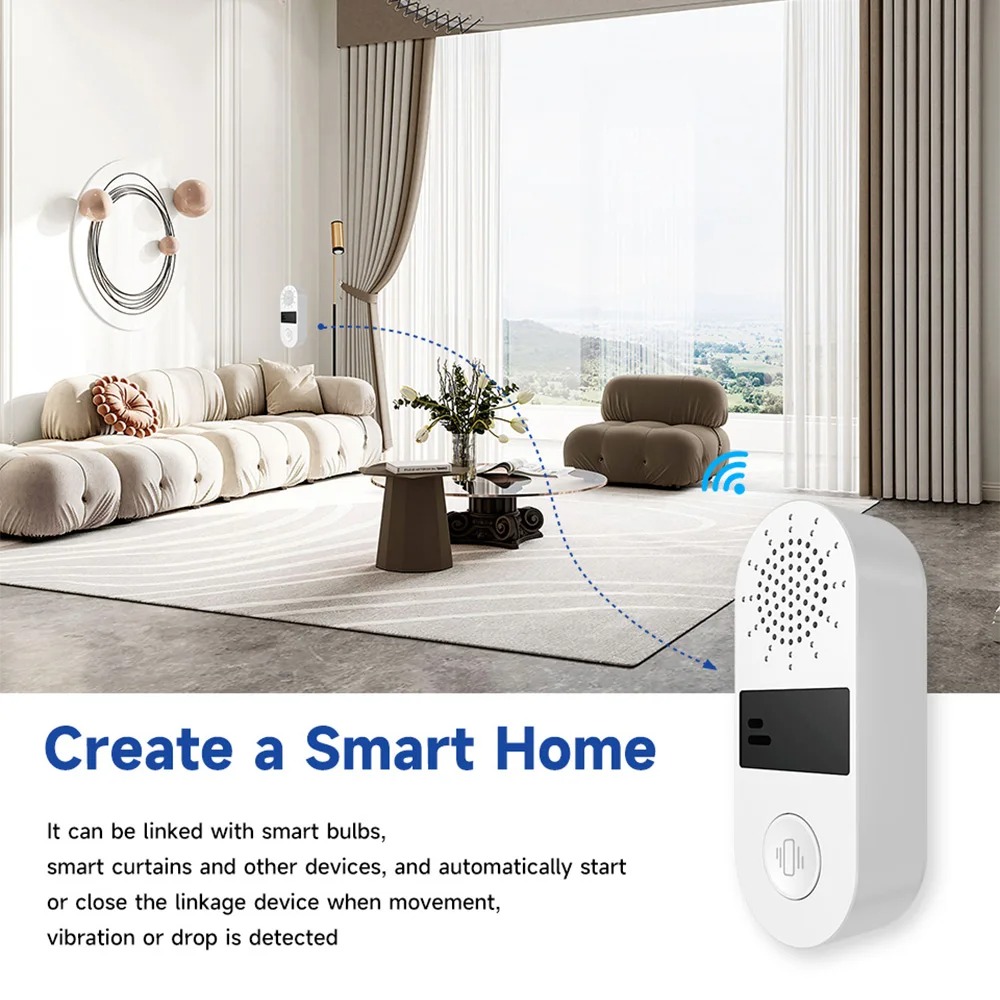 Tuya WiFi Vibration Sensor - 1 - огляд і ціна Home Assistant Tuya