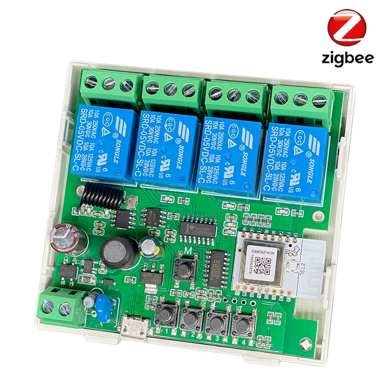 Tuya Smart Zigbee 220V Switch  - огляд і ціна Tuya 4 Channel