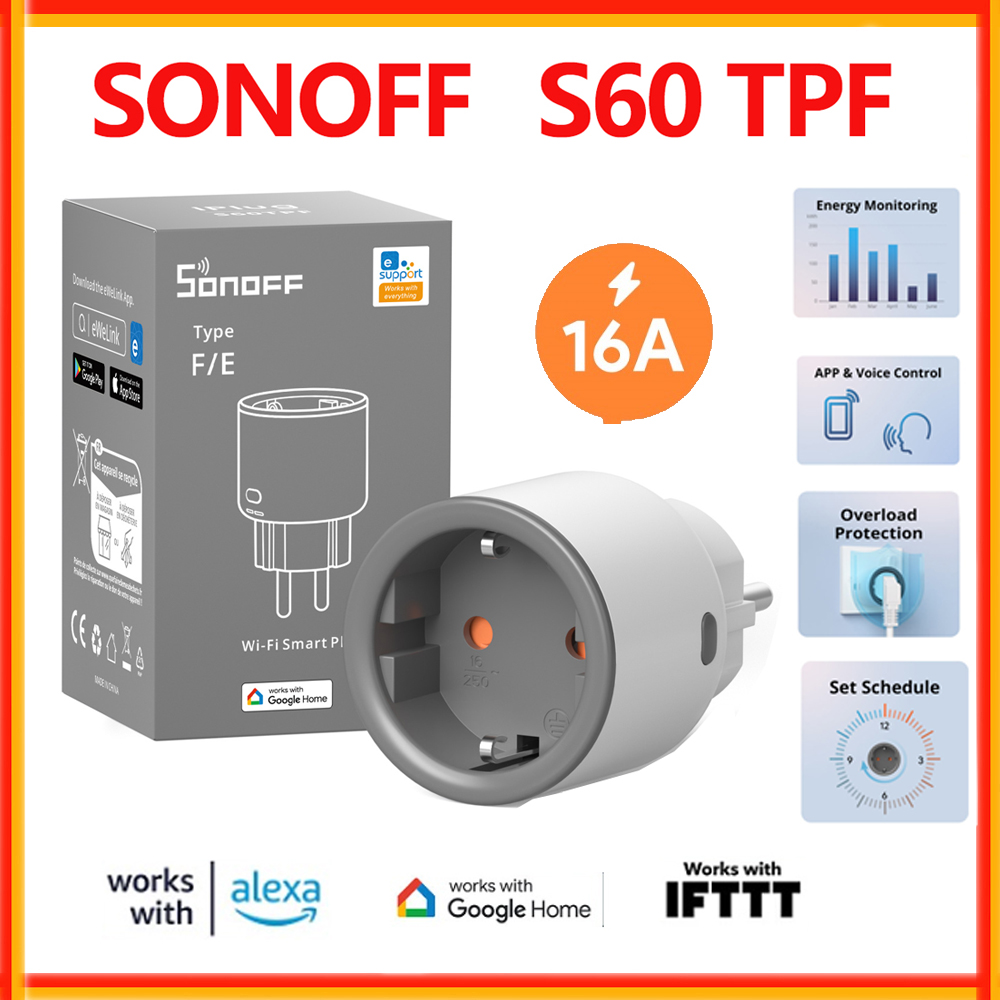 SONOFF S60 TPF EU Wifi Smart P - огляд і ціна Sonoff Mini R4