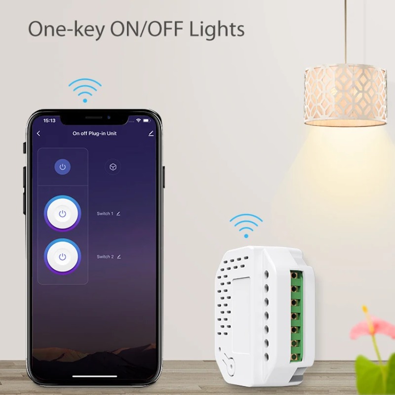 Matter Light Switch Module 2Ga - огляд і ціна Smart Relay Tuya