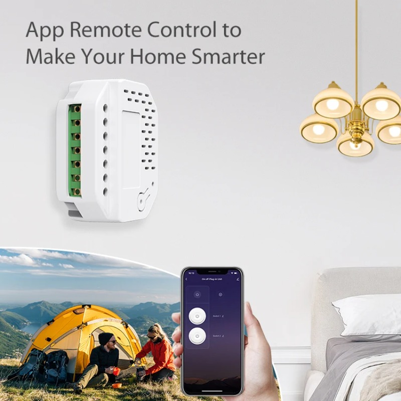 Matter Light Switch Module 2Ga - огляд і ціна Smart Relay Tuya