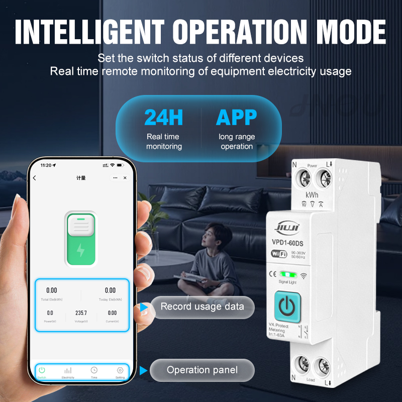 Smart WiFi DIN Rail Switch 1P  - огляд і ціна Smart Relay Tuya