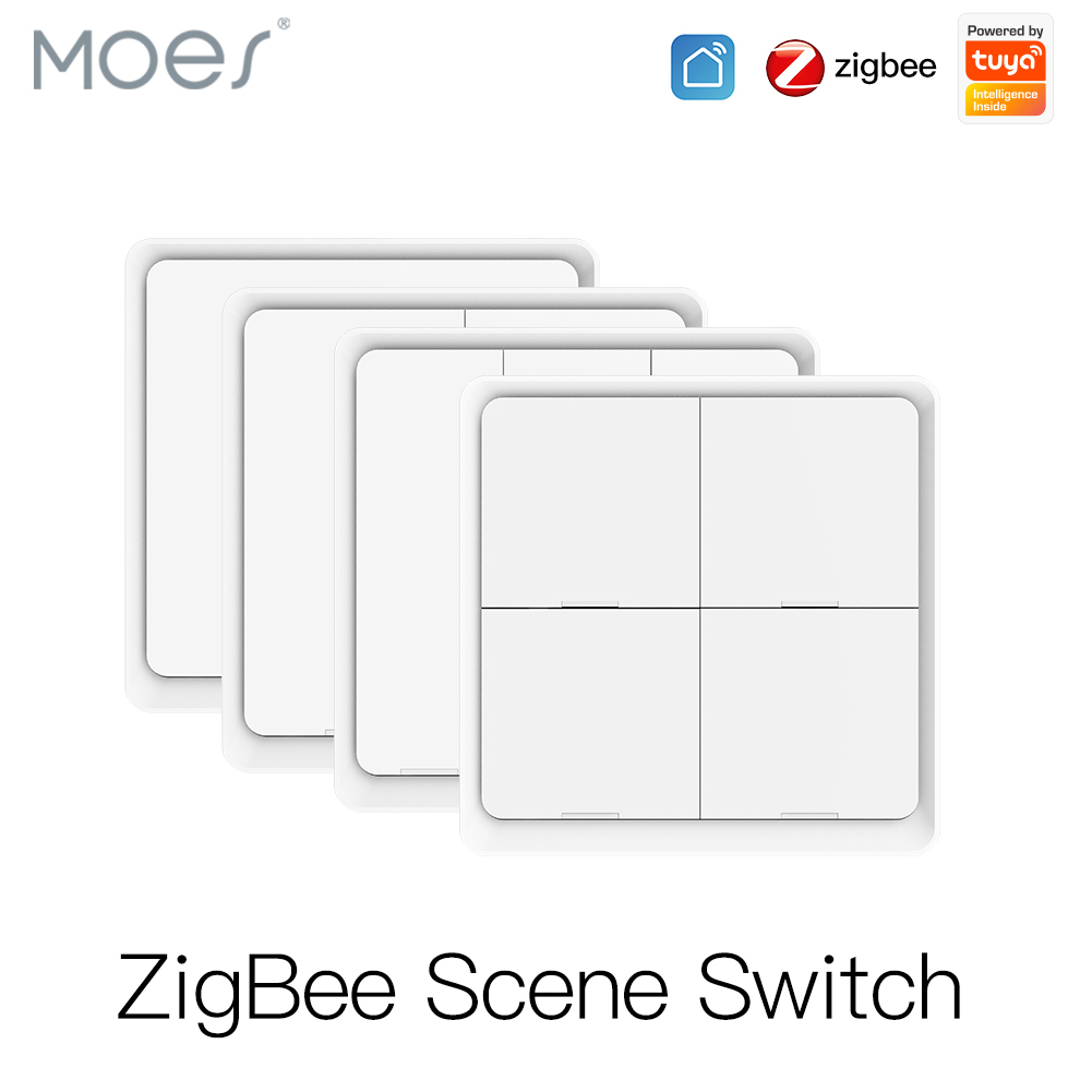 MOES 4 Gang Tuya ZigBee Wirele - огляд і ціна Sonoff Basic