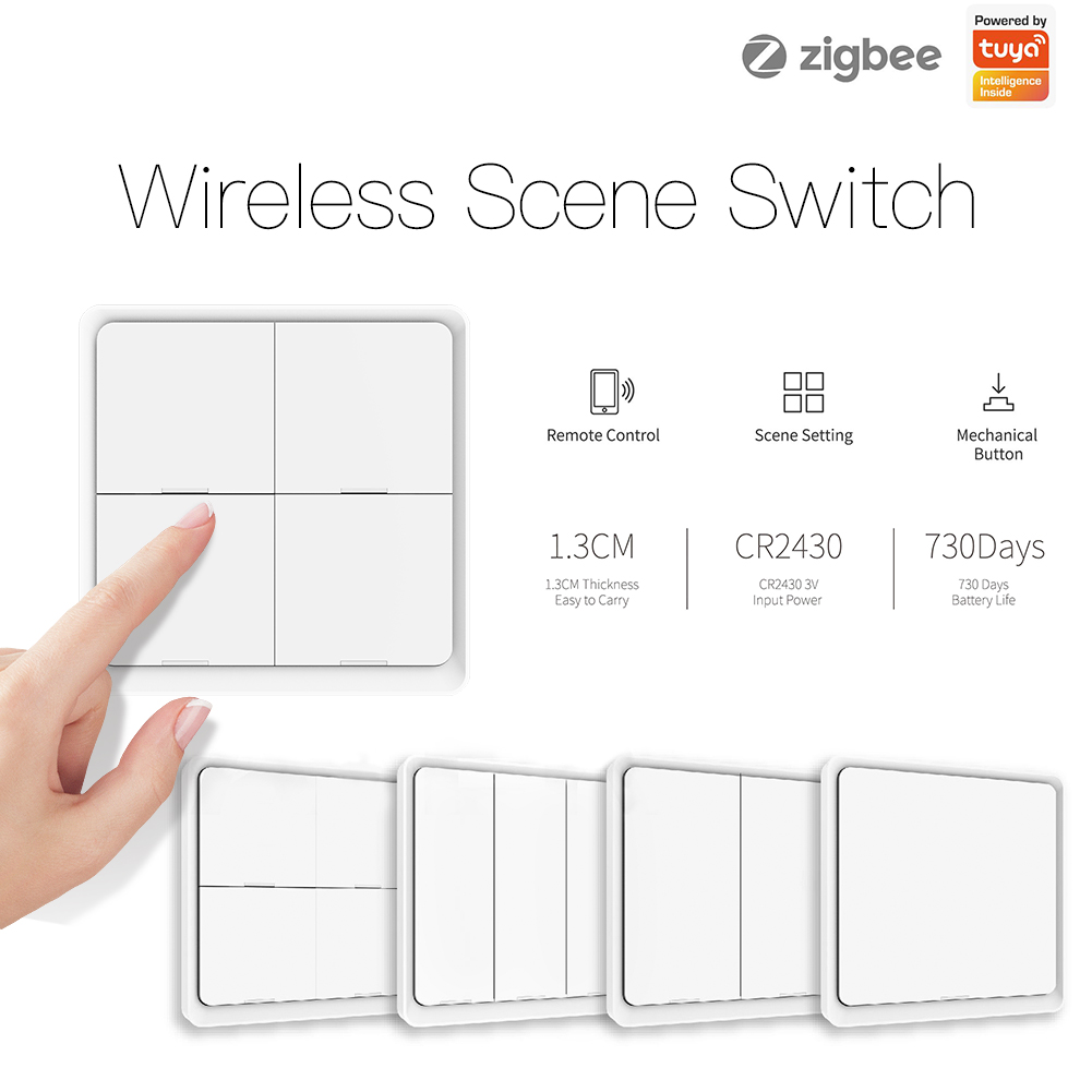 MOES 4 Gang Tuya ZigBee Wirele - огляд і ціна Sonoff Basic