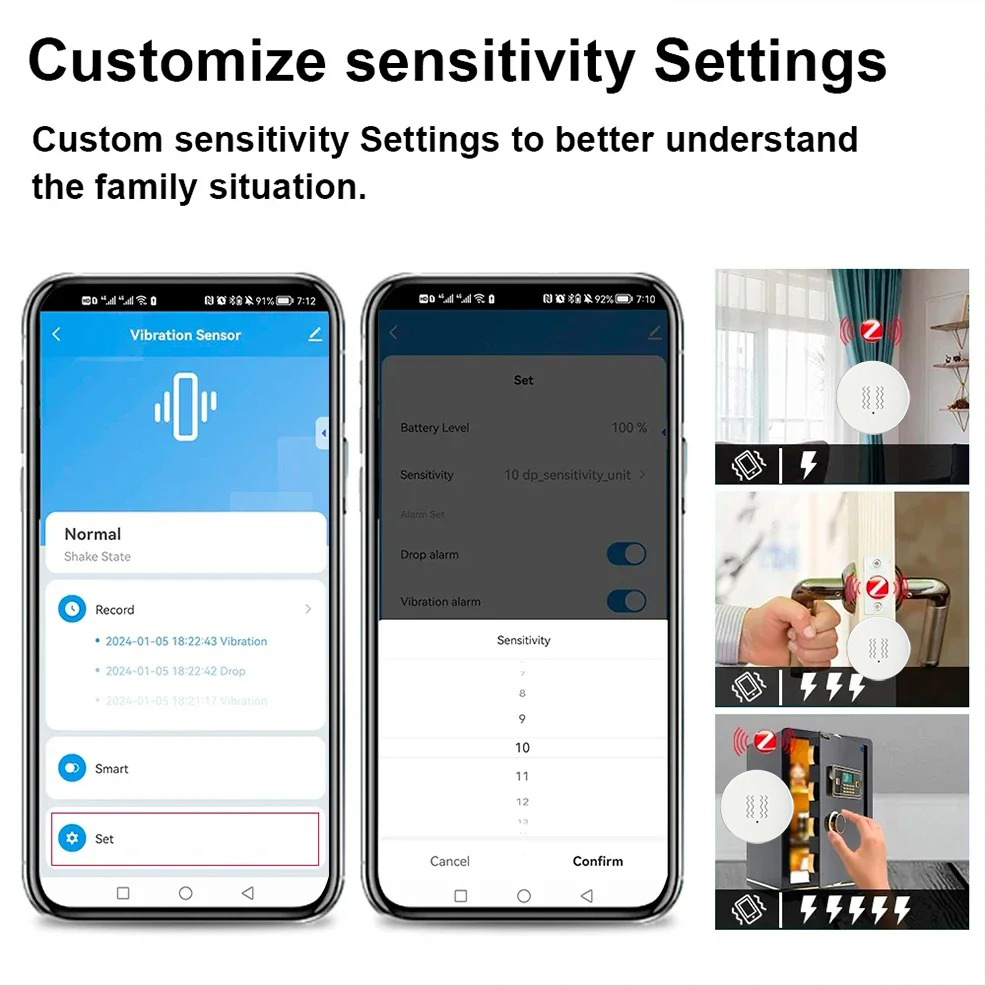 Tuya ZigBee Smart Vibration &  - огляд і ціна Home Assistant Tuya