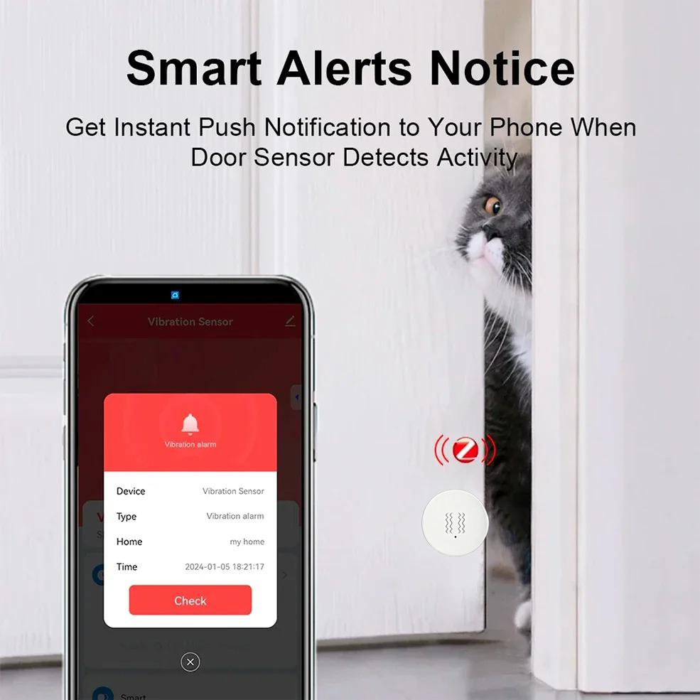 Tuya ZigBee Smart Vibration &  - огляд і ціна Home Assistant Tuya