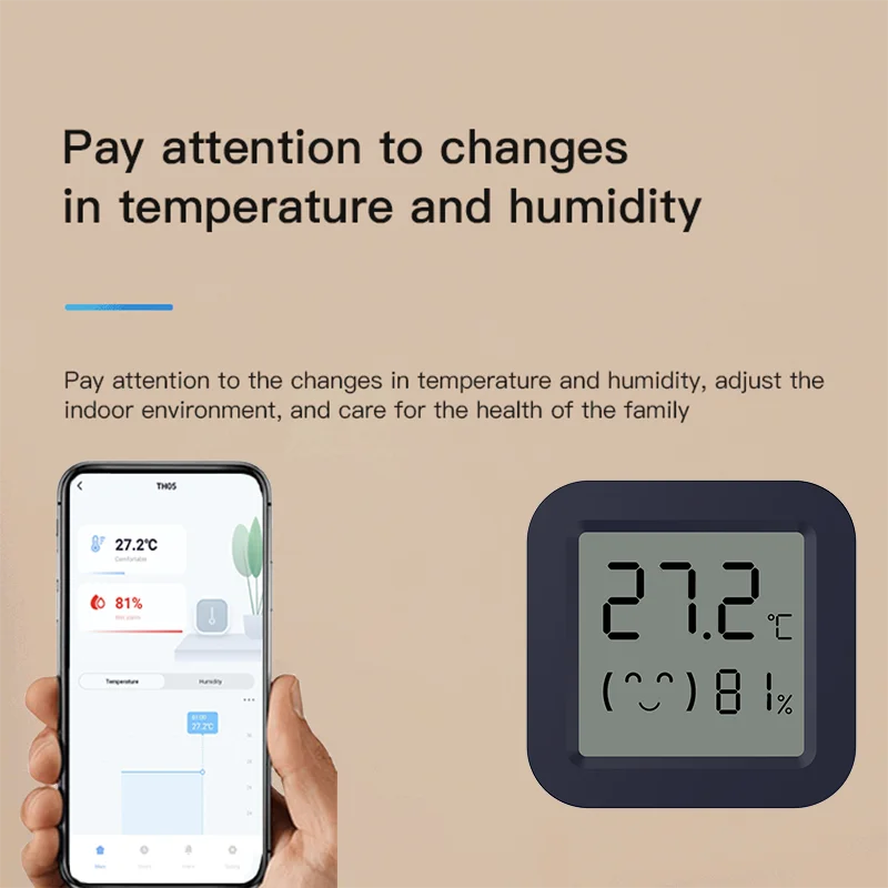 Mini Smart Thermometer Hygrome - огляд і ціна Tuya Smart