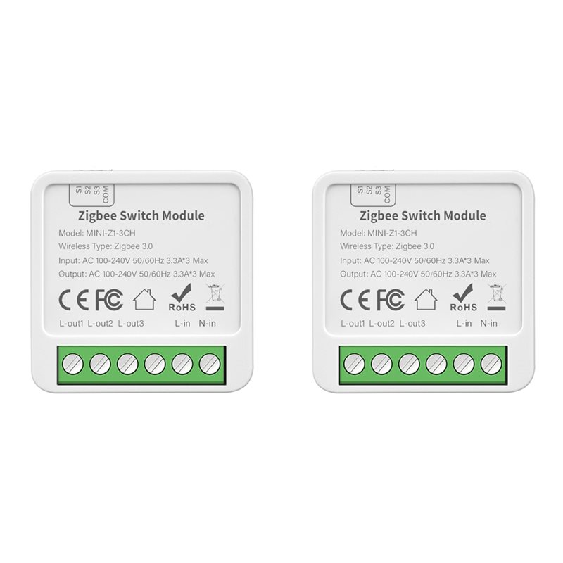 ABGR-2X Tuya Zigbee 3 CH DIY S - огляд і ціна Smart Relay Tuya