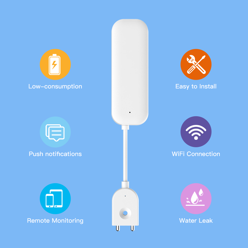 Tuya WiFi ZigBee Water Sensor  - огляд і ціна Home Assistant Tuya