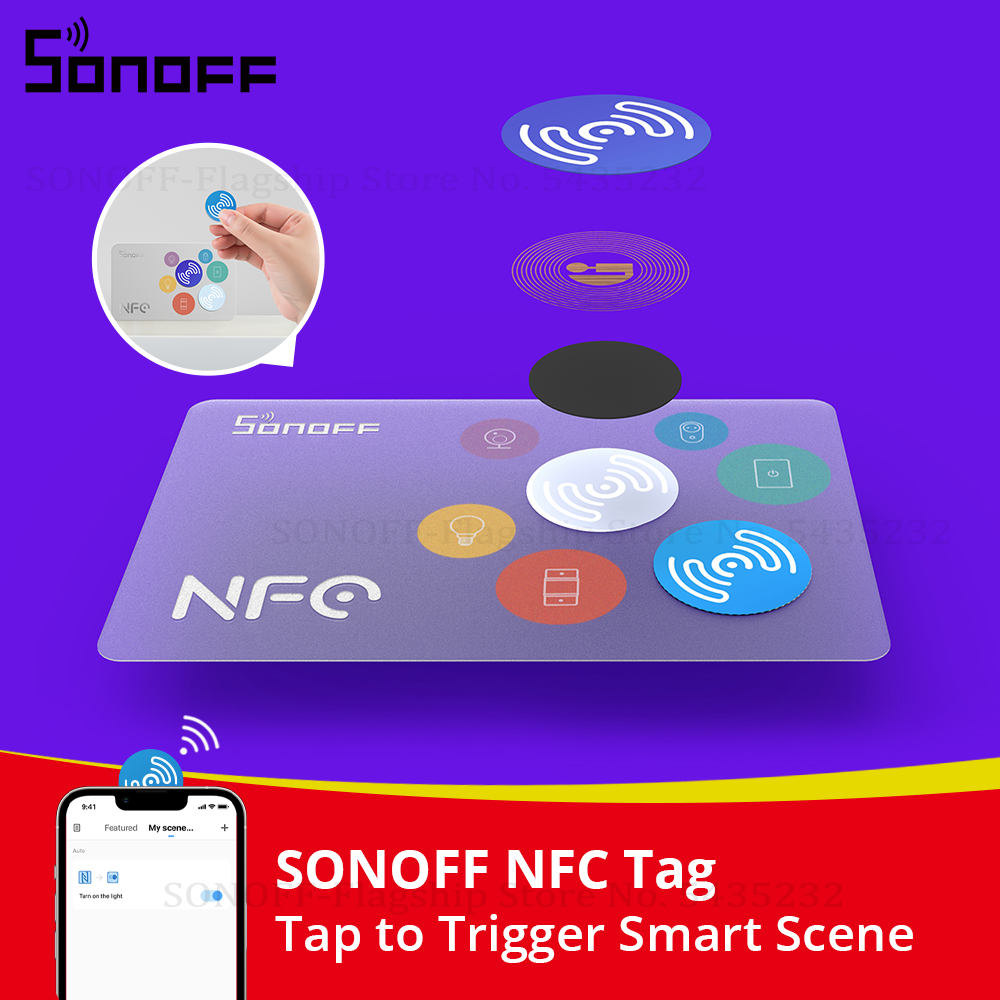 SONOFF NFC Tag Ntag215 Sticker - огляд і ціна Sonoff