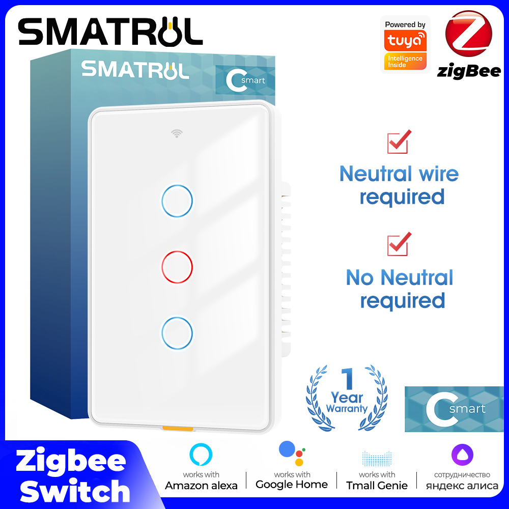 Tuya Zigbee Smart Light Touch  - огляд і ціна Smart Relay Tuya