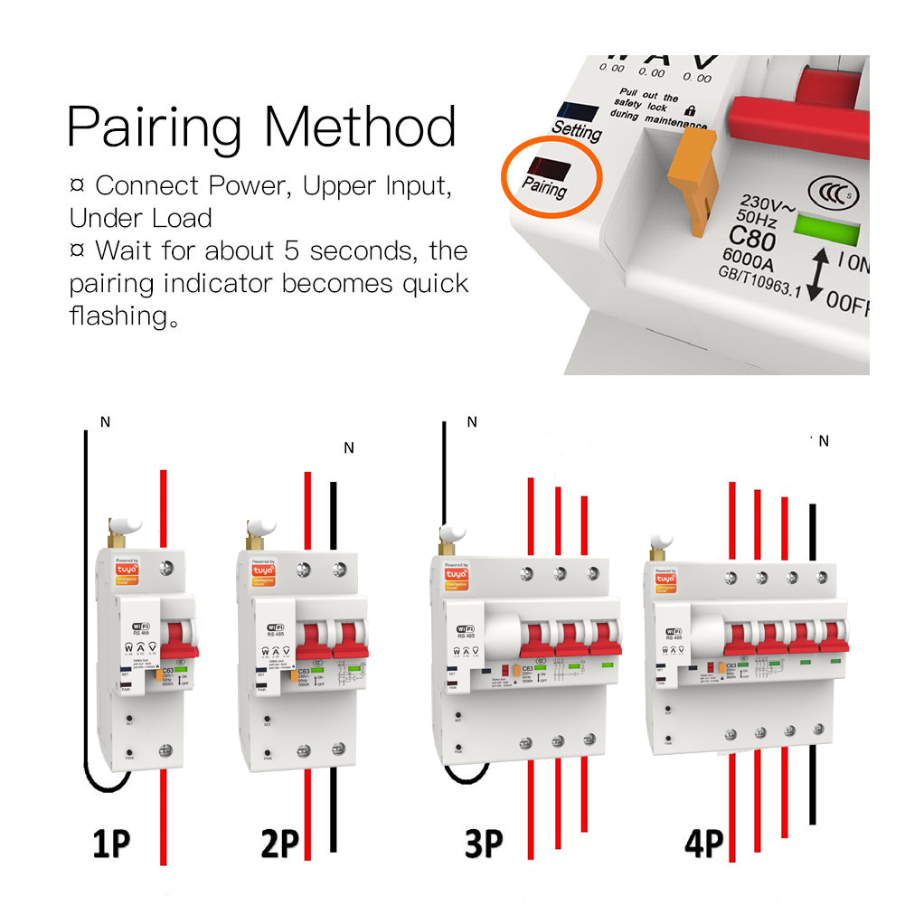 Smart Wifi Circuit Breaker 2P  - огляд і ціна Tuya Smart