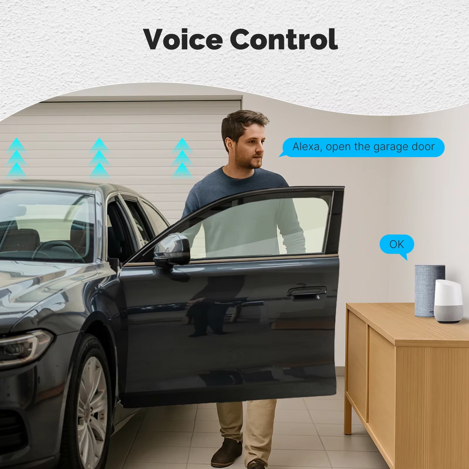 MOES Zigbee Garage Door Contro - огляд і ціна Home Assistant Tuya