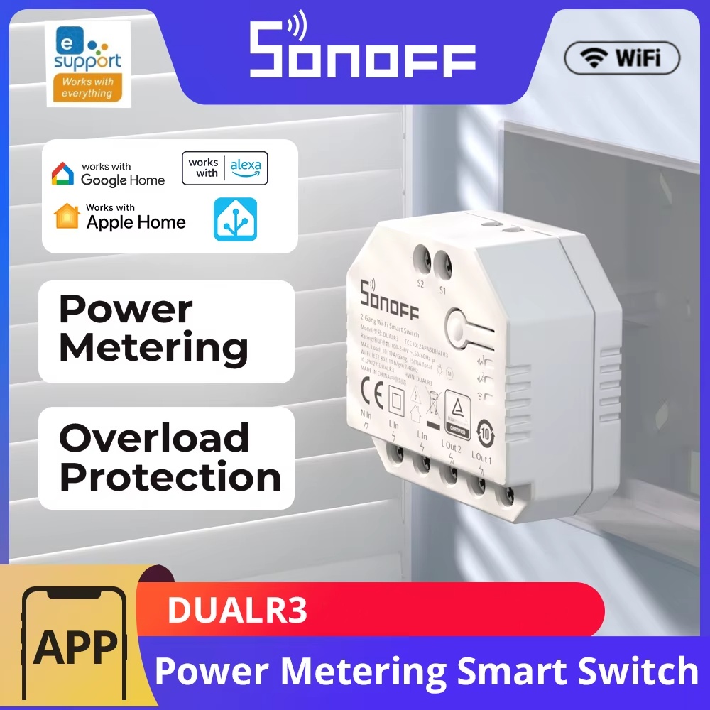 Sonoff Dual R3 Sonoff Dualr3 W - огляд і ціна Sonoff