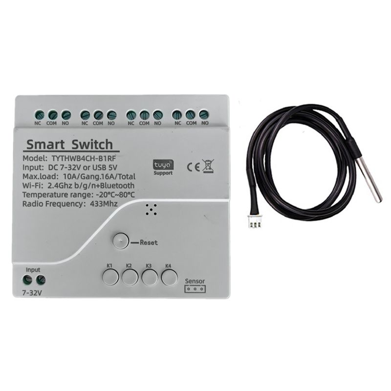 DT51 Tuya WiFi 4 Channel Smart - огляд і ціна Tuya 4 Channel