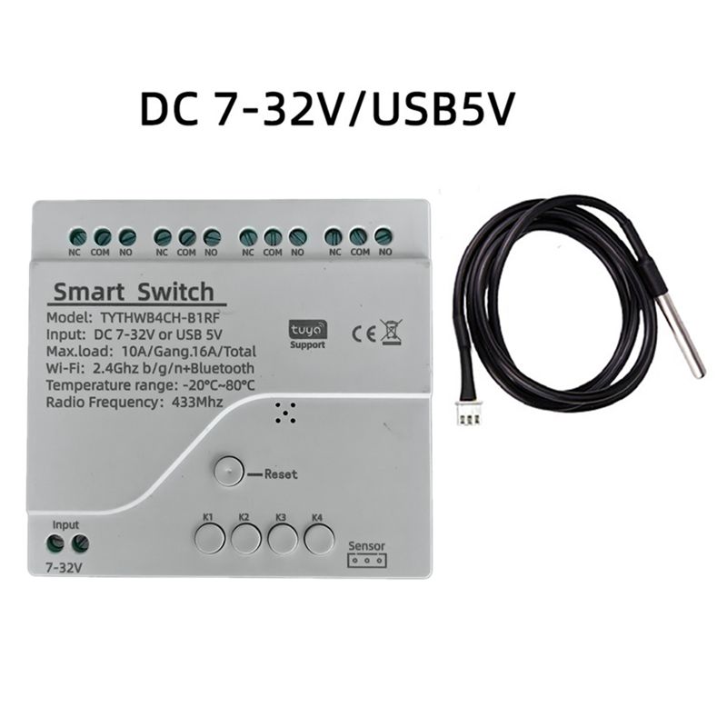 DT51 Tuya WiFi 4 Channel Smart - огляд і ціна Tuya 4 Channel