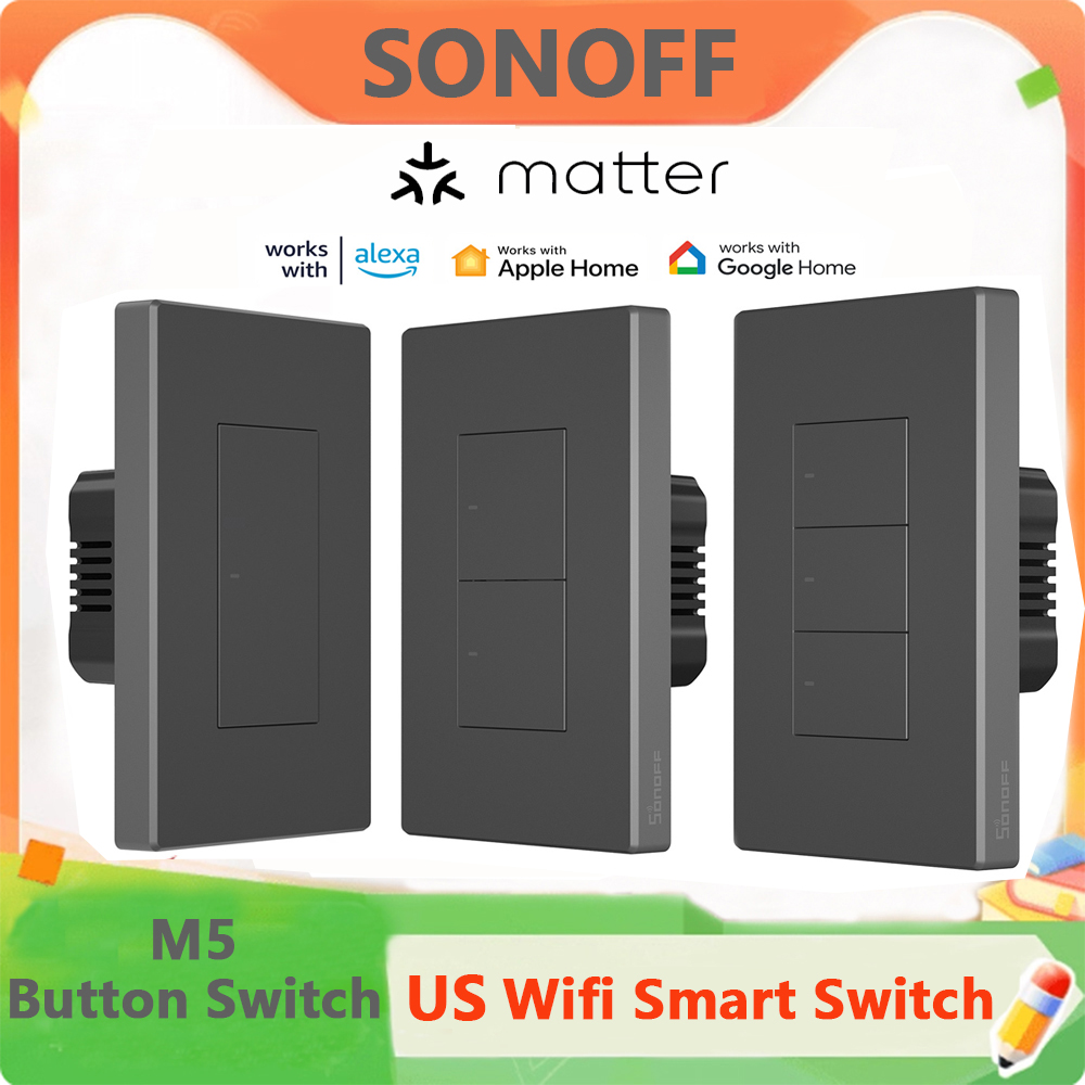 Sonoff M5 120 1C 2C 3C Matter  - огляд і ціна Sonoff Basic