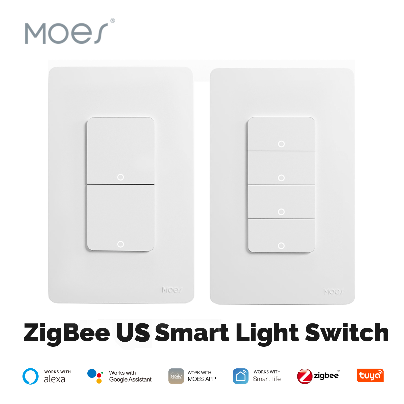 MOES Tuya ZigBee Smart Light S - огляд і ціна Sonoff Basic