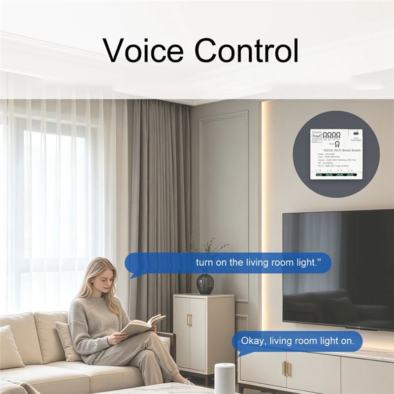 T24C Tuya Garage Door Wifi Rel - огляд і ціна Tuya 4 Channel