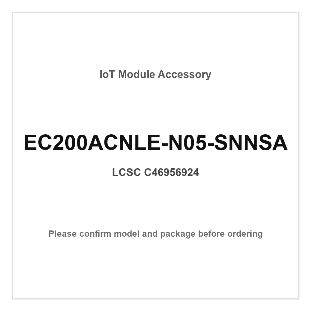 1pcs EC200ACNLE-N05-SNNSA I2C  - огляд і ціна Smart Home Module Iot
