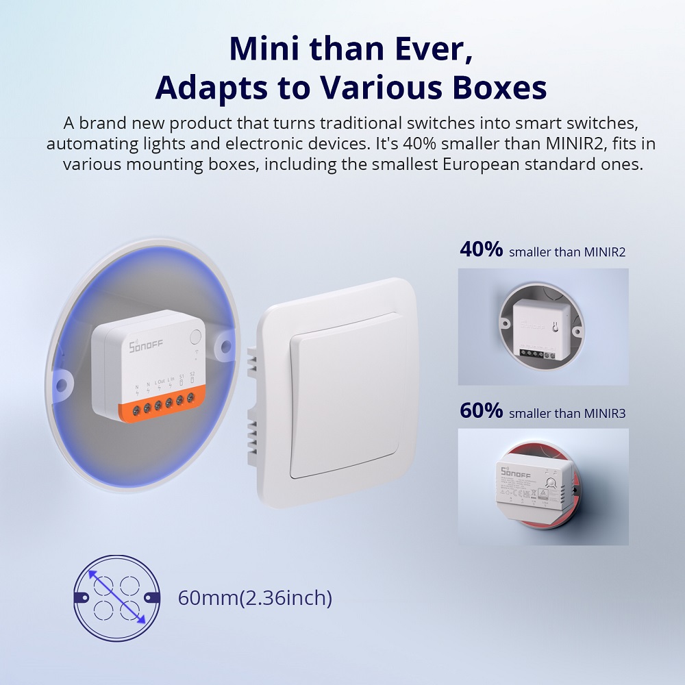 Sonoff Mini R4 Extreme Wifi Sm - огляд і ціна Sonoff Mini R4